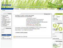 Tablet Screenshot of biostep.de